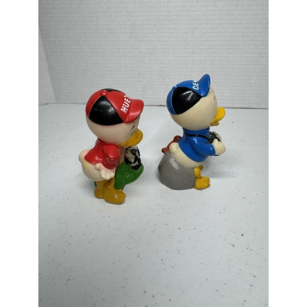 The Walt Disney Co. Huey Dewey Ducks Vintage Shelcore Rubber Squeak Toy